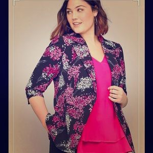 Lane Bryant floral blazer
